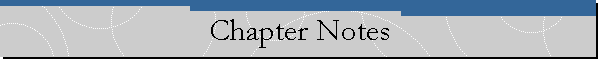 Chapter Notes